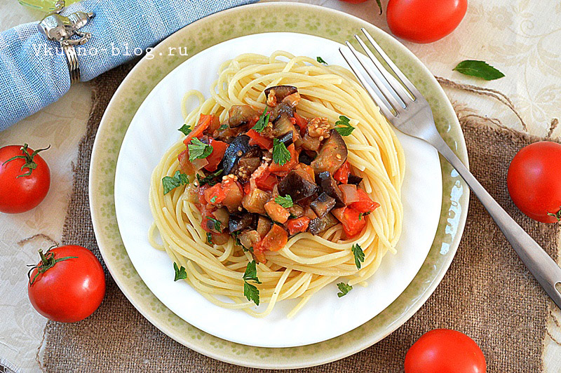 Овощной соус для спагетти фото
