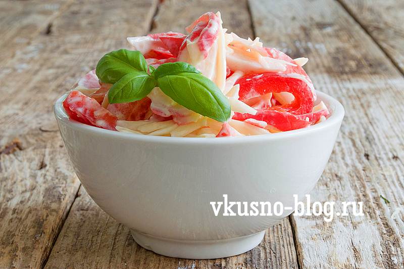 Салат красное море рецепт с фото пошагово