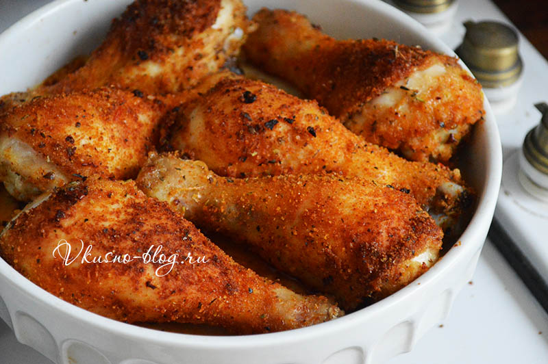 Куриные голени в панировке со специями - рецепт с фото
