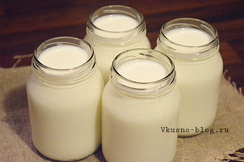 Йогурт в мультиварке Philips 3036/03 - разливаем молоко по порциям