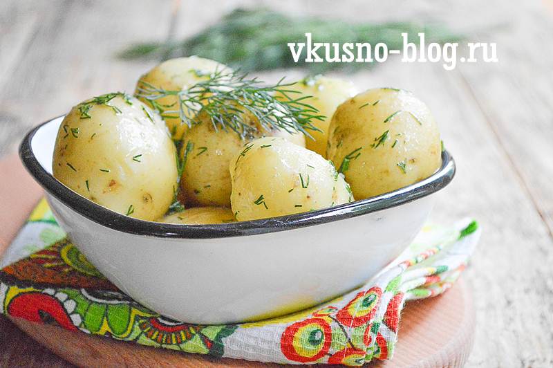 Молодая картошка рецепт пошагово