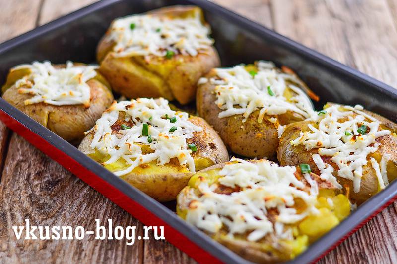 Рецепт запеченного картофеля с сыром