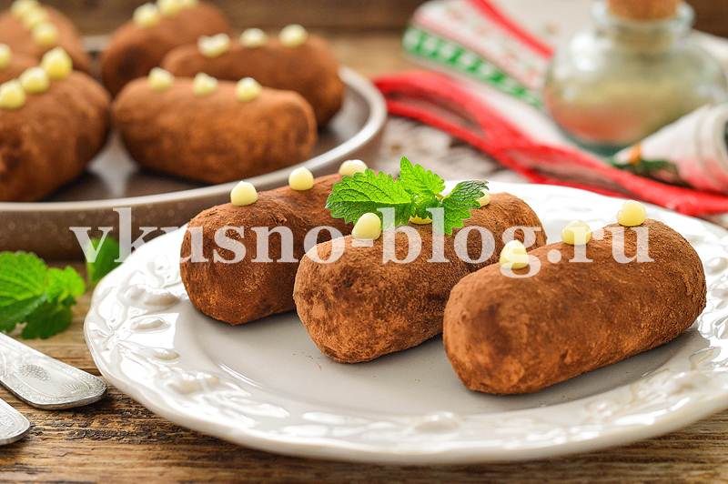 Пирожное картошка из сухарей рецепт