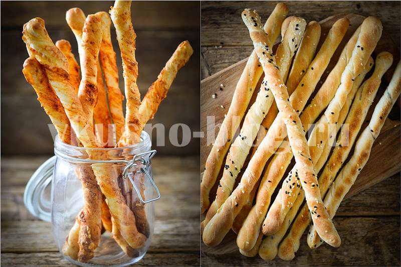 Хлебные палочки гриссини рецепт фото