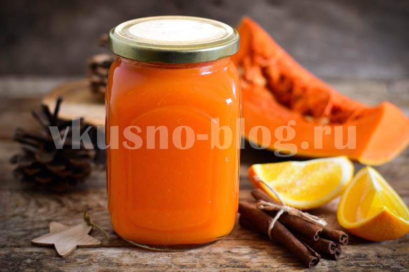 Тыквенный сок с апельсином на зиму в домашних условиях
